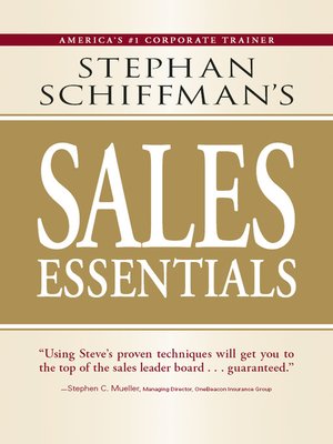 cover image of Stephan Schiffman's Sales Essentials